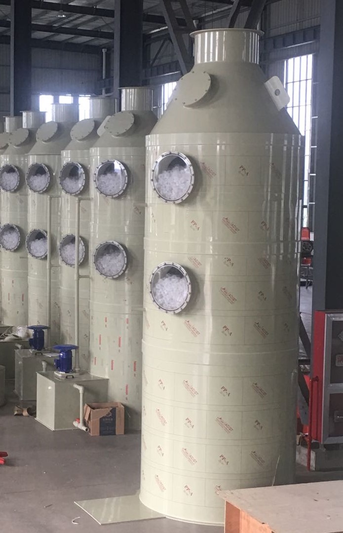 VOCs廢氣治理的洗滌塔中常見填料種類、特點(diǎn)